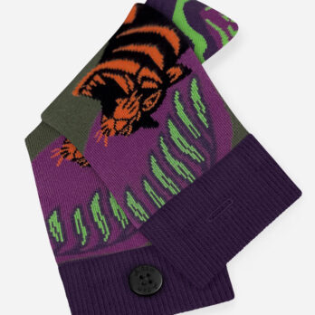 Adam Socken Green Jungle Tiger 03