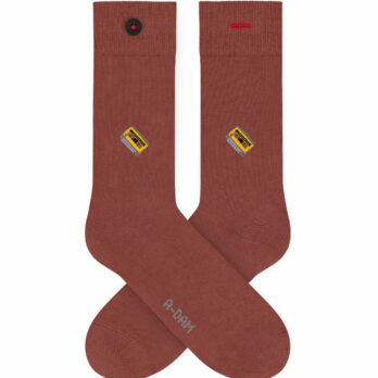 Adam Socken Kassette Burgundy4