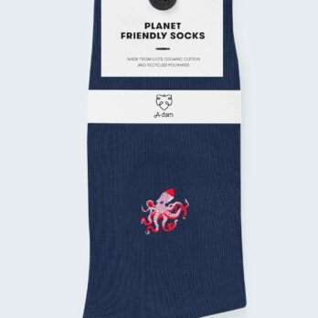 Adam Socken Oktopus Navy