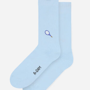 Adam Socken Tennisschläger Light Blue 01