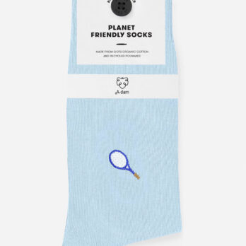 Adam Socken Tennisschläger Light Blue 02