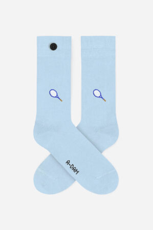 Adam Socken Racket light blue