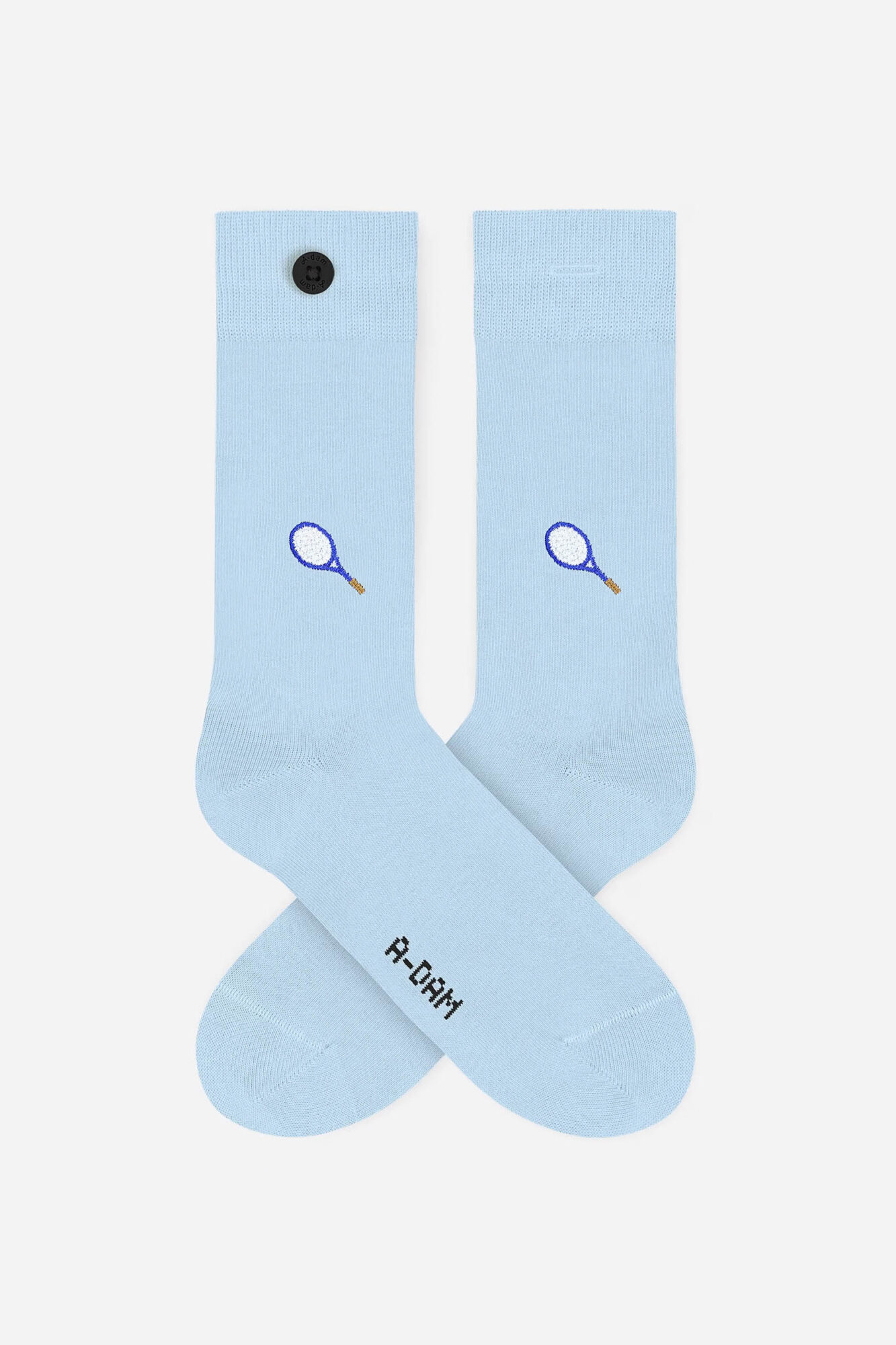 Adam Socken Racket light blue