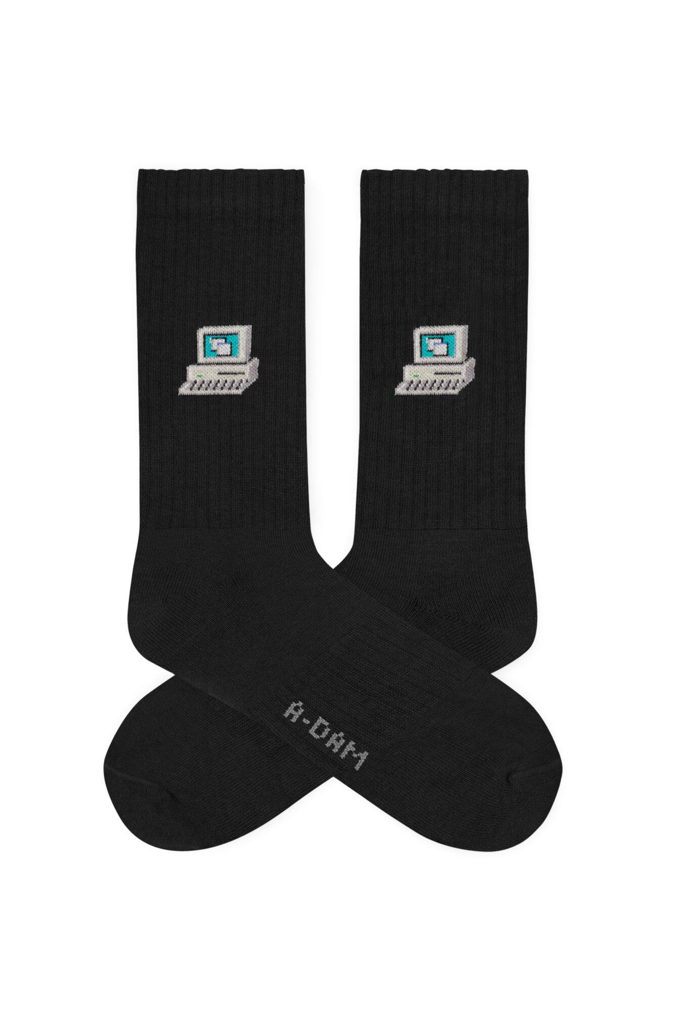 Adam Tennissocken Computer Schwarz3