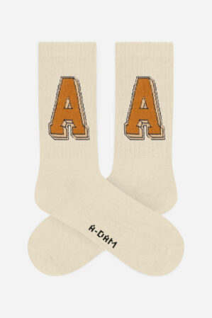 Adam Tennissocken Offwhite Big A