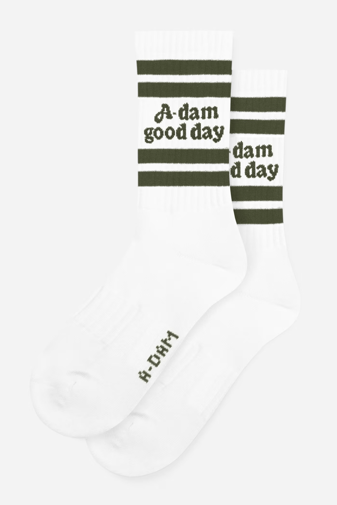 Adam Tennissocken White Green Good Day 2