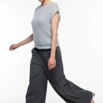 Alma & Lovis Marlenehose Twill Thymian 4