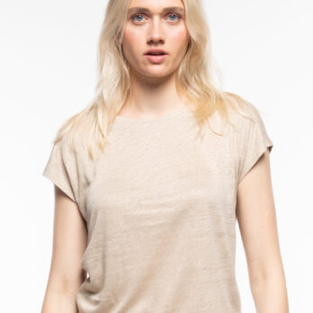 Alma & Lovis T Shirt Linen Short Pure Humus