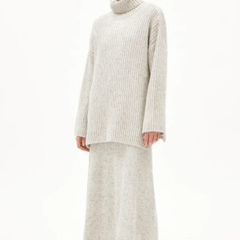 Armedangels Pullover Sabiraa Tweed Oatmilk Black