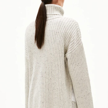 Armedangels Pullover Sabiraa Tweed Oatmilk Black3