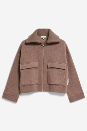 Armedangels Strickjacke Joaniaas Cinnamon Dust Melange
