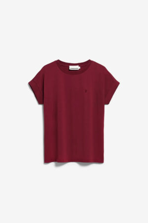 Armedangels T Shirt Idaara Velvet Red