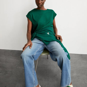Armedangels T Shirt Jilaana Emerald Green 1