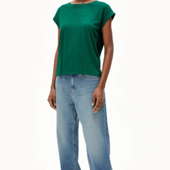 Armedangels T Shirt Jilaana Emerald Green 3