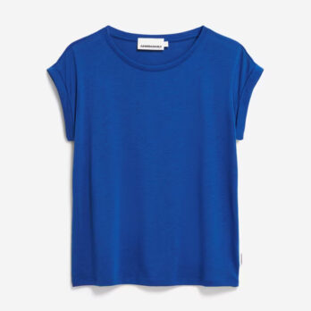 Armedangels T Shirt Jilaana Lapis Blue5