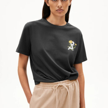 Armedangels T Shirt Luaala Difference Dark Steel2