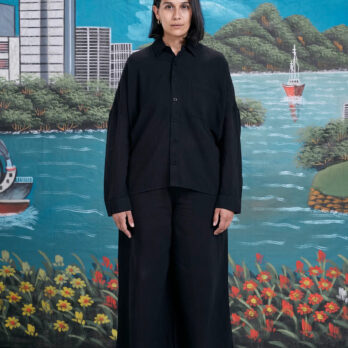 Arniko Oversize Blusenhemd Tahira Shirt Black
