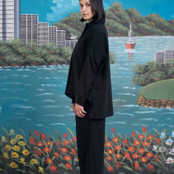 Arniko Oversize Blusenhemd Tahira Shirt Black2
