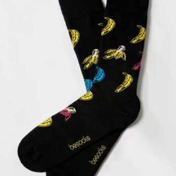 Besocks Socken Bebanana Schwarz2