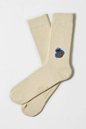 Besocks Socken Krümelmonster Stick Creme