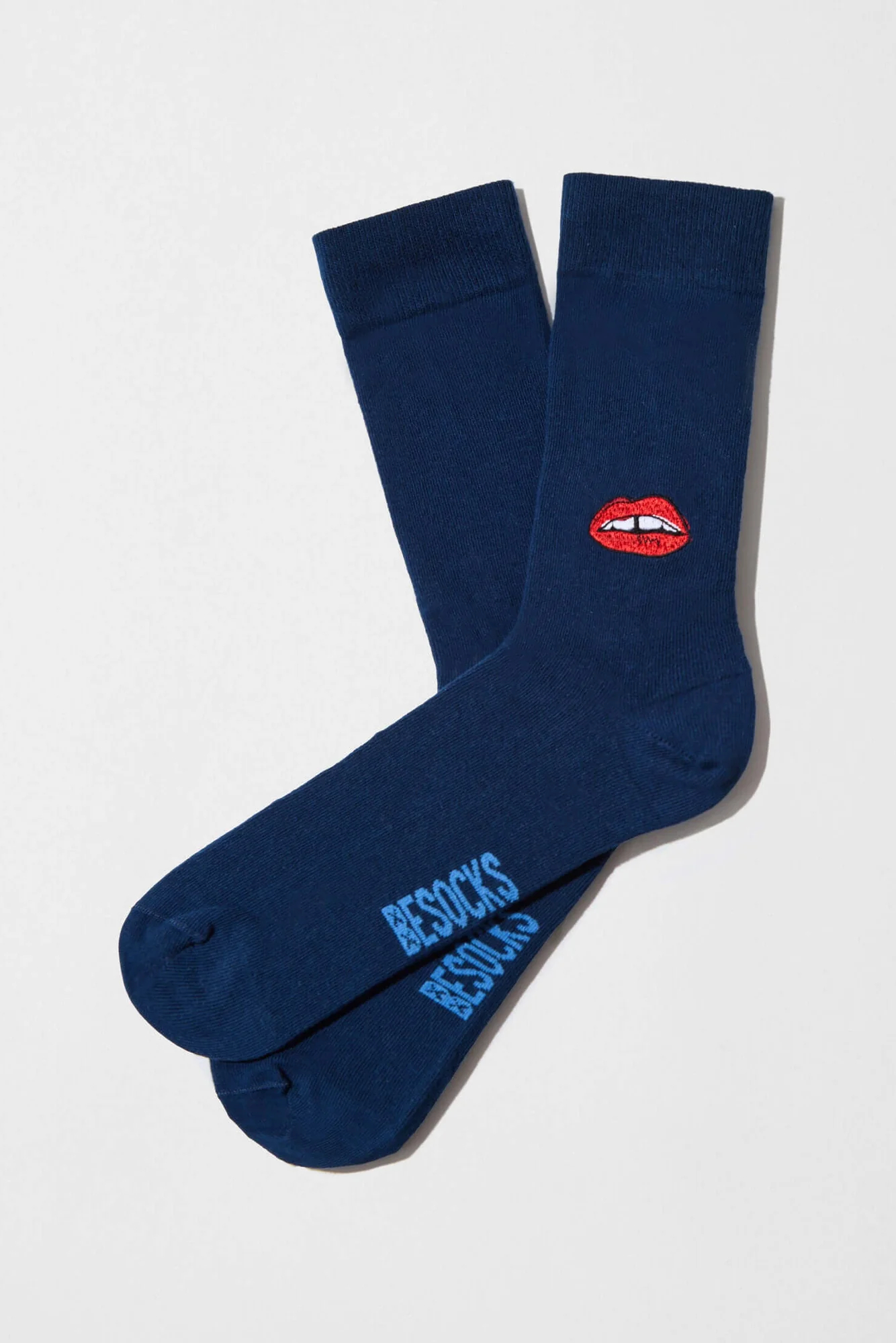 Besocks Socken Lips Stick Navy