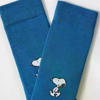 Besocks Socken Snoopy Stick Blau1