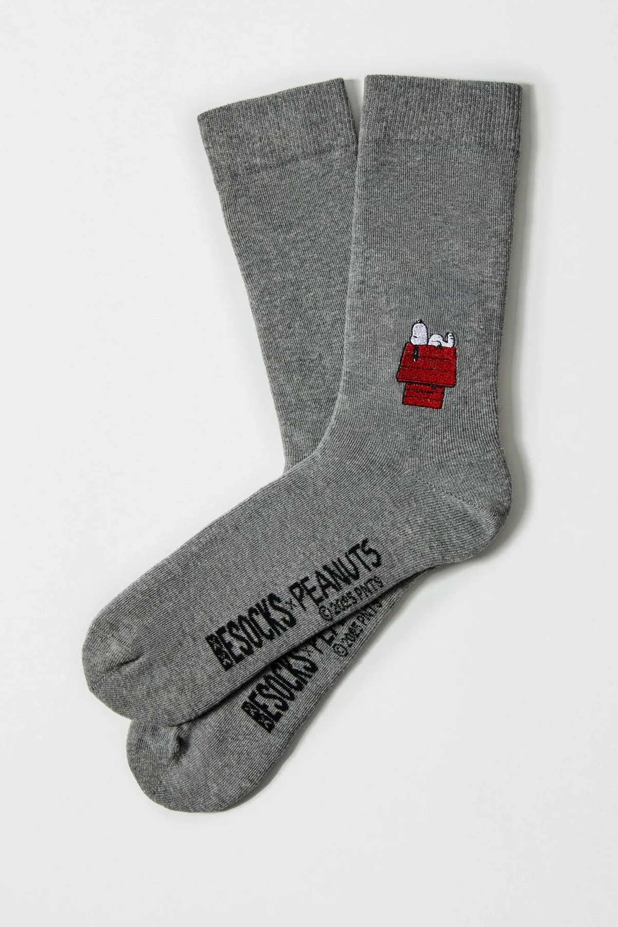 Besocks Socken Snoopy Stick Grau 1