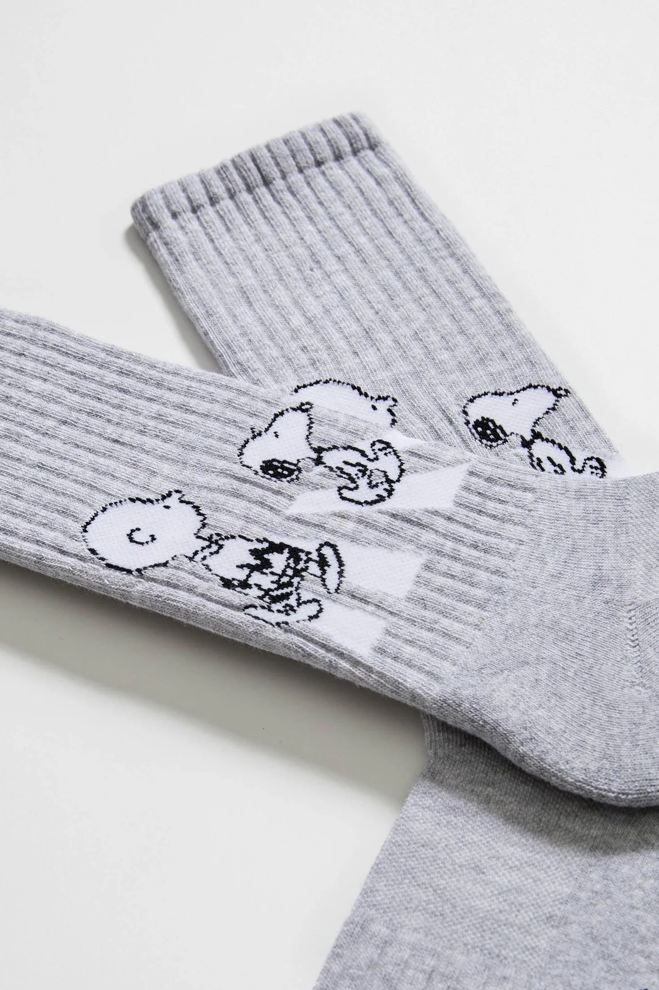 Besocks Tennissocken Snoopy Walk Grau 2