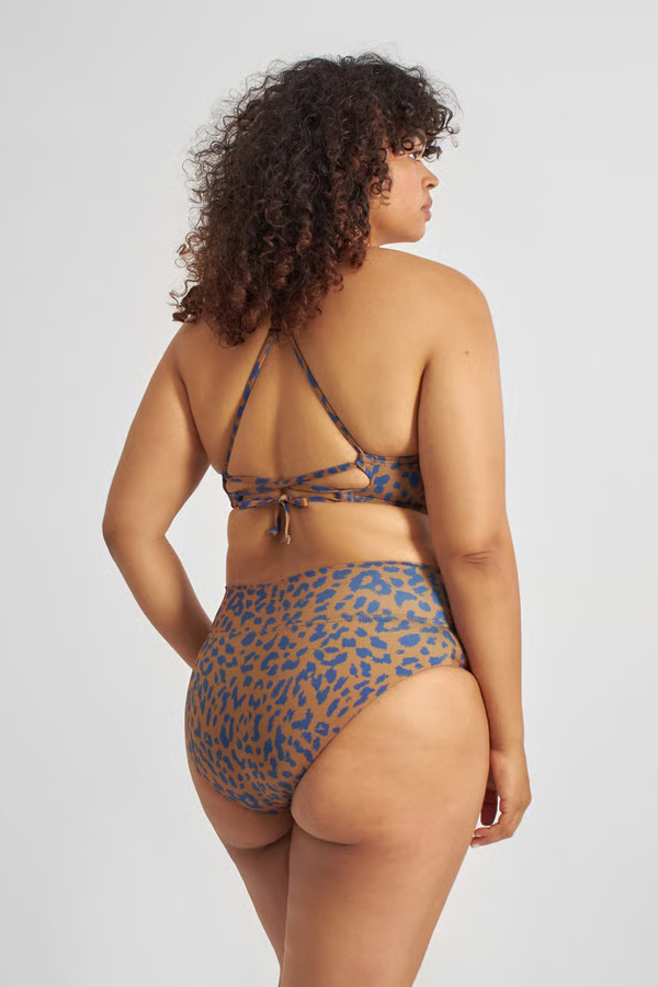 Dedicated Bikini Top Alva Leo Braun Blau1