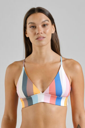 Dedicated Bikini Top Alva Stripes Multi Color2