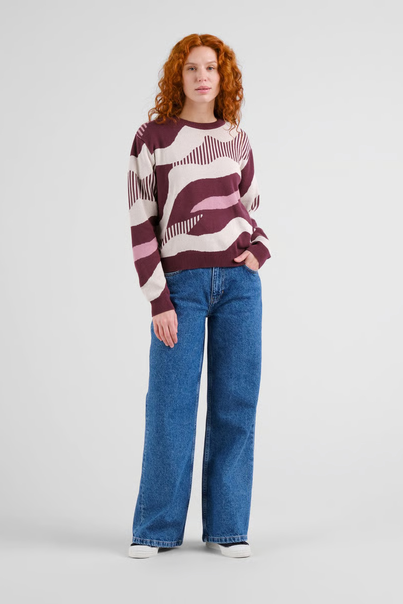 Dedicated Pullover Arendal Flowing Abstract Multi Color 4