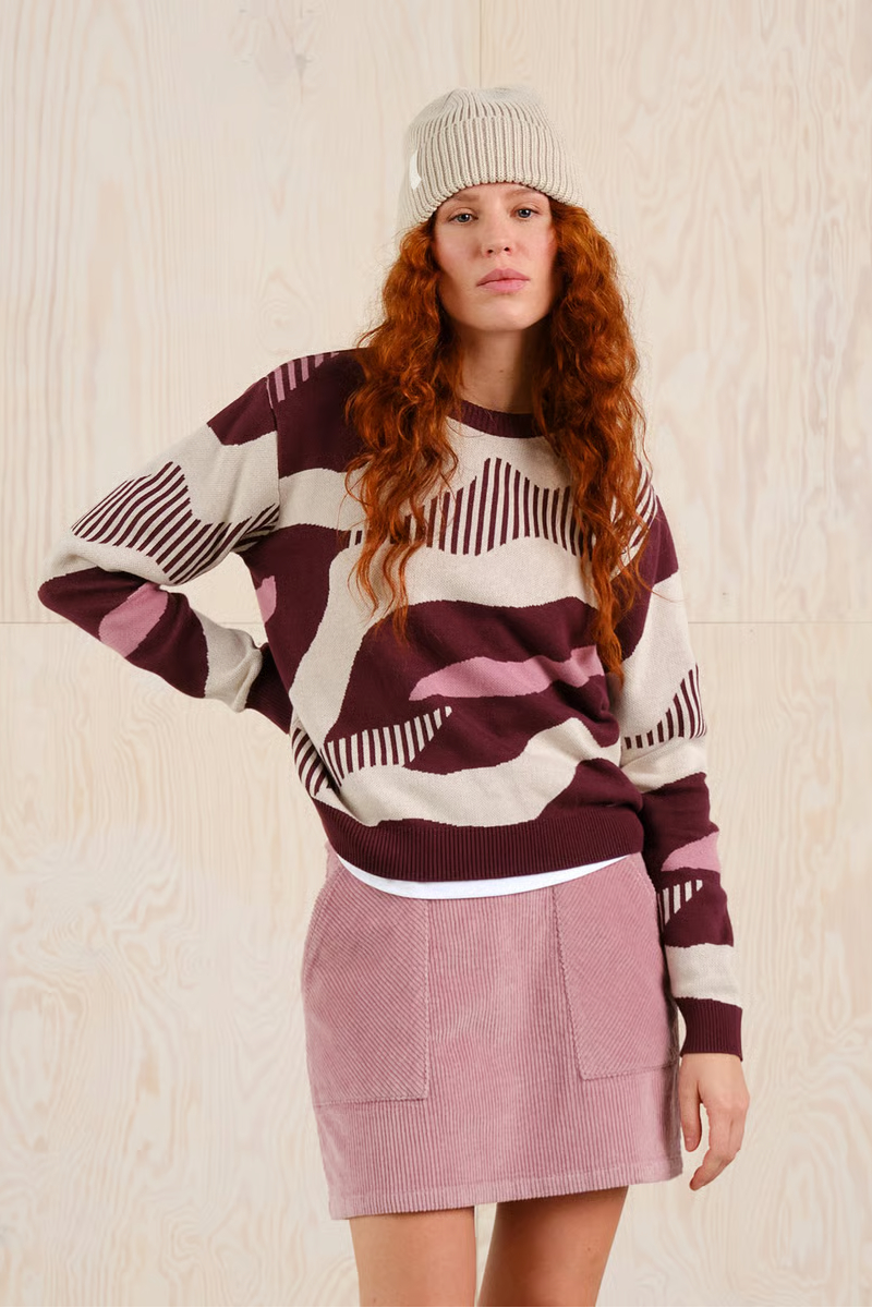 Dedicated Pullover Arendal Flowing Abstract Multi Color 5