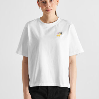 Dedicated T Shirt Vadstena Lemon Branch White