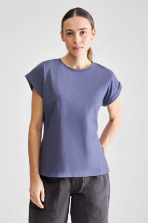 Dedicated T Shirt Visby Heron Blue