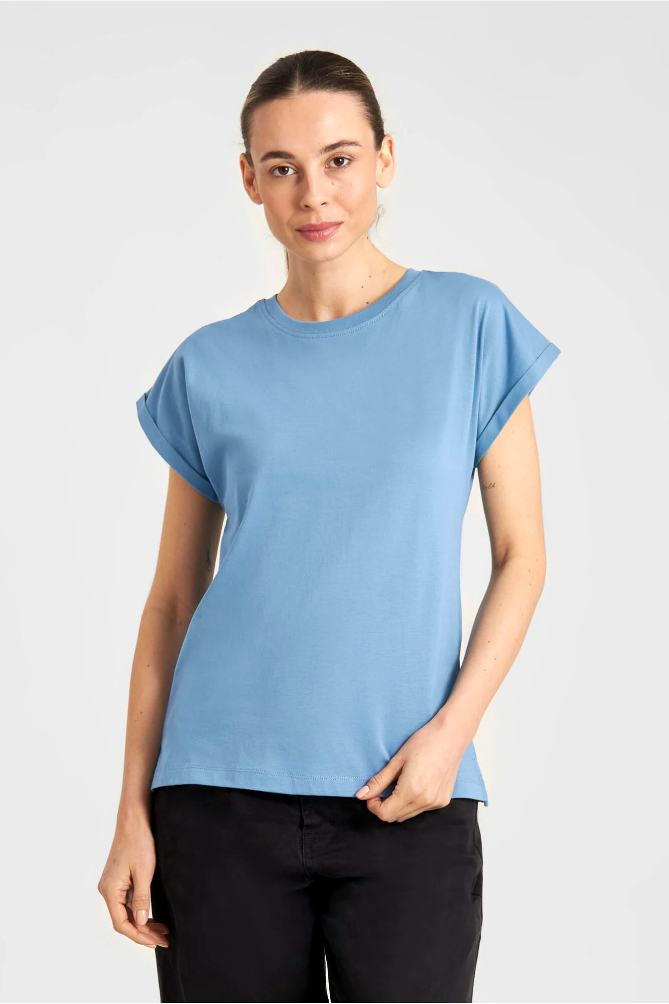 Dedicated T Shirt Visby Niagara Blue