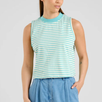 Dedicated Top Namsos Stripes Pool Blue3