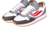 Genesis | Sneaker Iduna grey/ white/ red - vegan