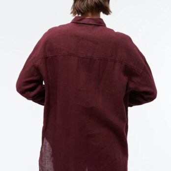 Givn Bluse Gbcosima Leinen Burgundy3