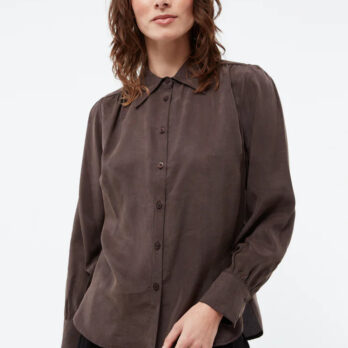 Givn Bluse Kasia Coffee Brown1