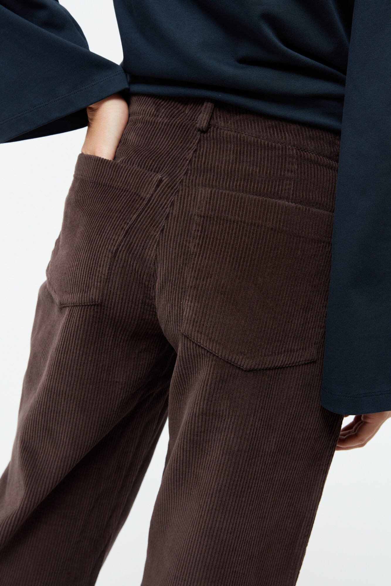 Givn Cordhose Coralie Coffee Brown 1