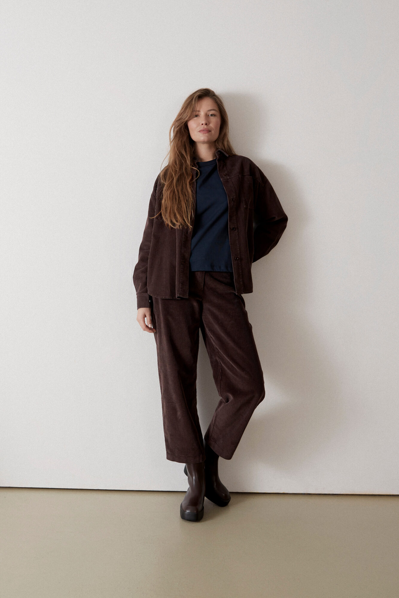 Givn Cordhose Coralie Coffee Brown 2