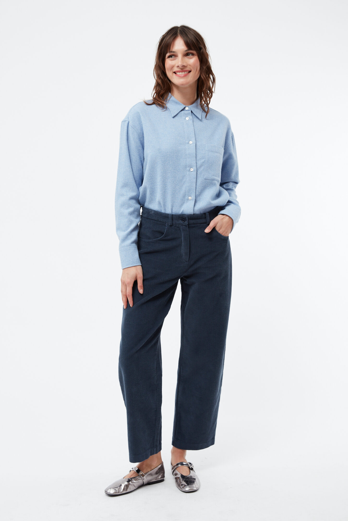 Givn Cordhose GBCoralie Midnight Blue 1