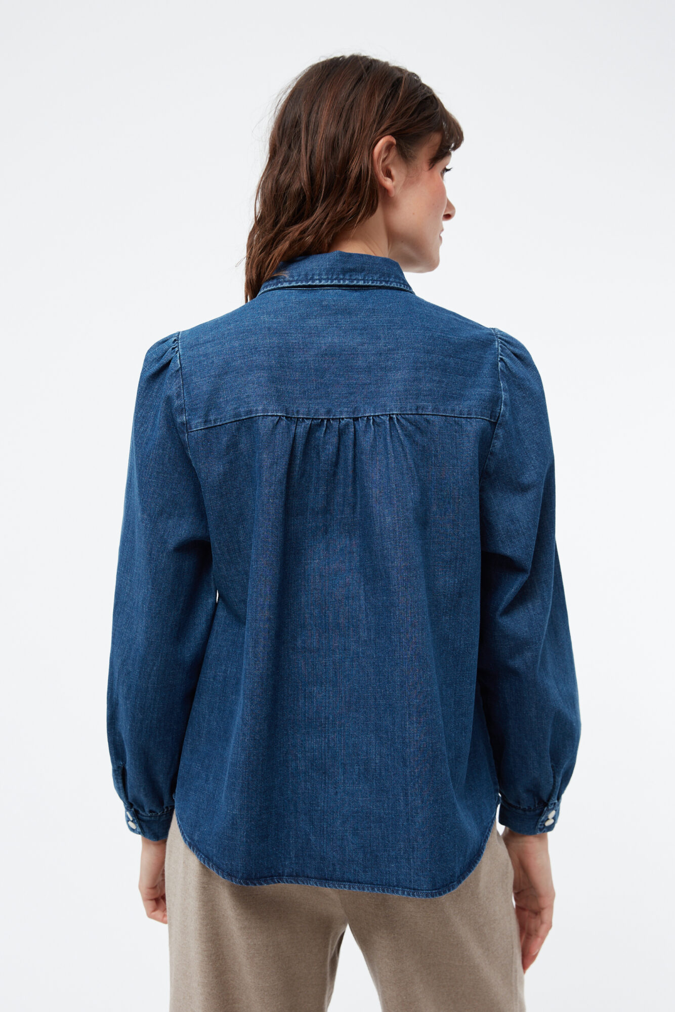 Givn Jeansbluse Gblyra Dark Blue 2