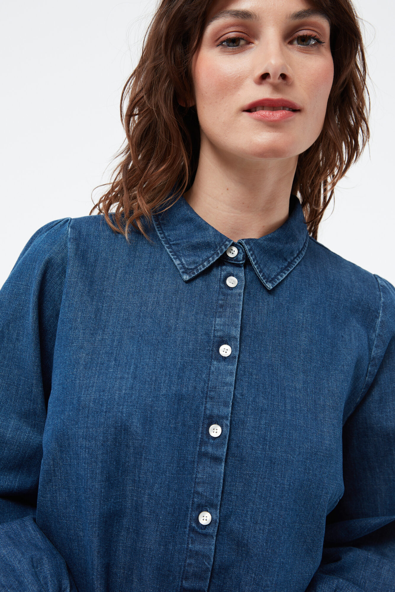 Givn Jeansbluse Gblyra Dark Blue 3