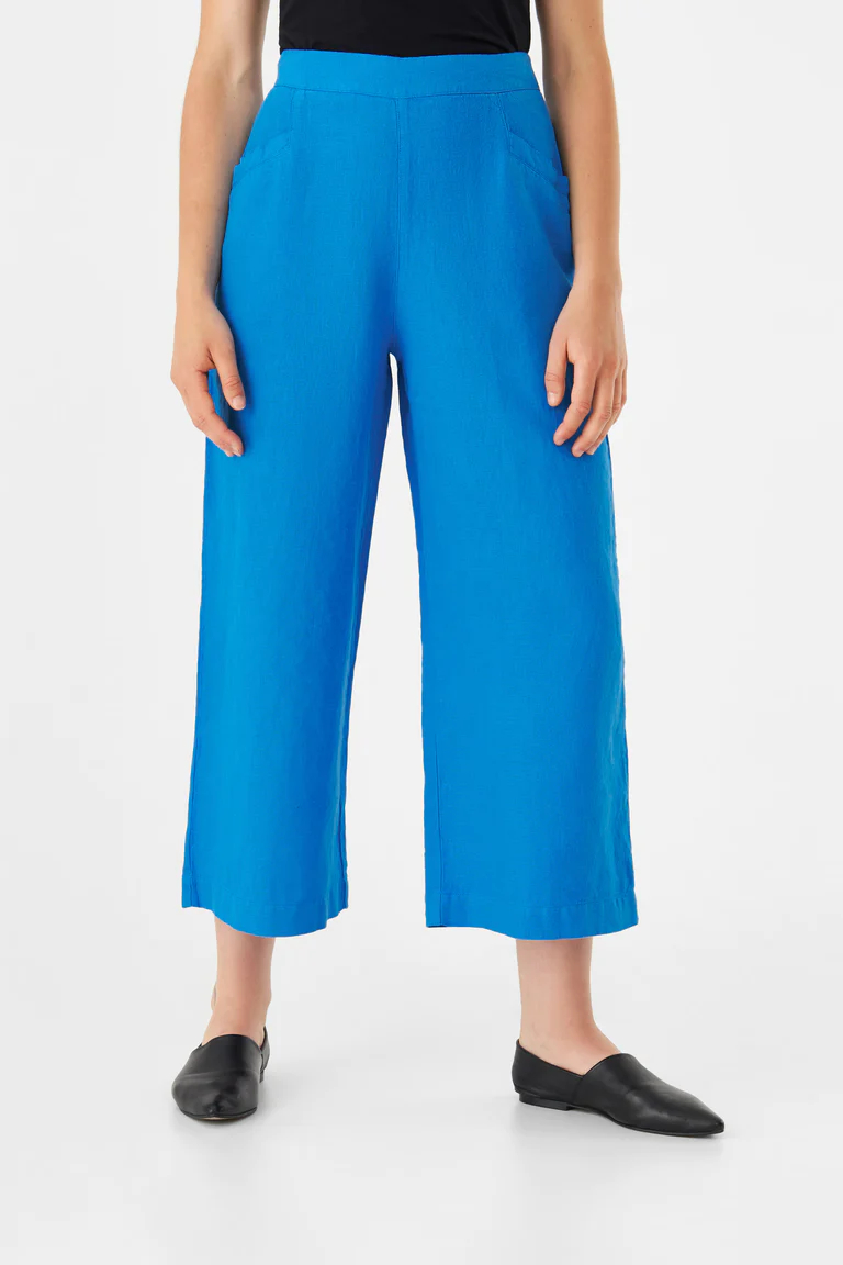 Givn Leinen Culotte Fay French Blue4