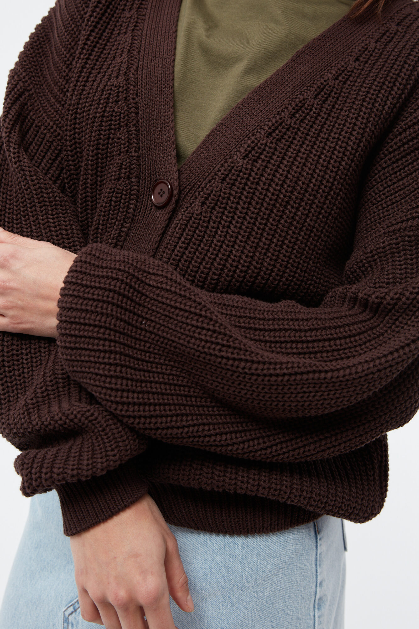 Givn Strickjacke Gbdesiree Coffee Brown 2