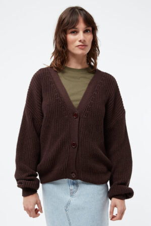 Givn Strickjacke Gbdesiree Coffee Brown 3