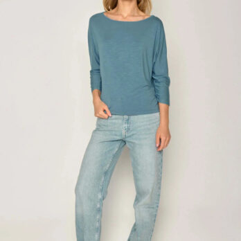 Greenbomb Fledermausshirt Simper Sloppy Blue1