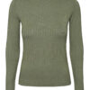 Greenbomb Longsleeve Weak Mit Stehkragen Rib Oliv
