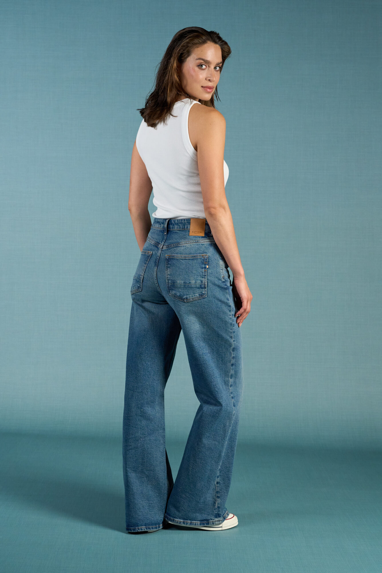 Harper Loose Flare Starlit Indigo